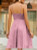 YATHON Women's Pink Polka Dot Spaghetti Strap Sundress with Pockets – Size M