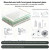 LANGBOHOS 2-Piece Tempered Glass Cutting Board Set – 12x16 & 12x8