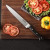 Yosfo 8" Professional Carving Knife & Fork Set – 7Cr17MoV Steel, 58+ HRC