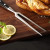 Yosfo 8" Professional Carving Knife & Fork Set – 7Cr17MoV Steel, 58+ HRC