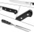 Yosfo 8" Professional Carving Knife & Fork Set – 7Cr17MoV Steel, 58+ HRC