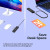 Nov8tech 4-Port USB 3.0 Hub – 5Gbps, 2ft Cable, Plug and Play