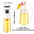 SweeHo Glass Oil Sprayer Mister 3-Pack – 120ml BPA-Free Bottles