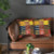 Chenfly Boho Mandala Quilted Throw Pillow Covers 18x18 Brown Linen 2-Pack