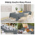 Easy-Going 60x120" Dark Grey Waterproof Faux Linen Tablecloth