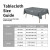 Easy-Going 60x120" Dark Grey Waterproof Faux Linen Tablecloth