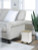 SunnyPoint 6L Step-On Trash Can – Slow Close Lid & Removable Bucket, White Gold