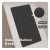TYUU Black 16x24 Non-Slip Quick-Dry Bath Mat with Rubber Backing