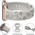4-Pack Engraved Flamingo Silicone Apple Watch Bands 38mm 40mm 41mm