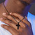 Qumfole Black 316L Stainless Steel Cross Necklace – Adjustable 18"