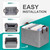 Collapsible Fabric Storage Bins with Metal Frame – Grey 2-Pack