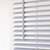 Mainstays 1" Cordless Room Darkening Vinyl Mini Blind 35"W x 48"L – Gray