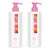 ScentWorx Blushing Blossoms Body Wash 2-Pack 16oz Jasmine Plum Shower Gel