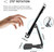Adjustable Aluminum Phone & Tablet Desktop Stand Cradle – Black