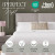 600 Thread Count Full Bed Sheet Set – Arctic White Cotton Sateen 4PC