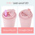29 oz Pink Insulated Tumbler with Handle, Straw & Leak-Proof Lid