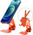 Adjustable Aluminum Foldable Tabletop Cell Phone Stand – Orange