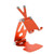 Adjustable Aluminum Foldable Tabletop Cell Phone Stand – Orange