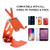 Adjustable Aluminum Foldable Tabletop Cell Phone Stand – Orange