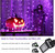 200 LED Purple Halloween String Lights 72ft – 8 Modes, Waterproof & Timer