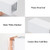 9" Rose Gold Outdoor Wall Sconce – White Glass IP64 Weatherproof E26 LED