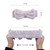 Bow Makeup Headbands 2 Pack – Black & Gray Microfiber Spa Hair Bands