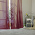 Burgundy Sheer Voile Rod Pocket Curtain Panels 40"x108" – 2-Panel Set