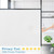 Frosted Window Privacy Film 17.5x78.7" Static Cling UV Blocking Removable