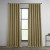 Faux Linen Room Darkening Curtain Panel 50x84" – Nomad Tan Drape