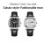 Men's Waterproof Quartz Chronograph Watch with Genuine Leather Strap & Calendar