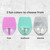 Silicone Bath & Shower Wine Glass Holder – Seafoam Patented No-Suction Grip