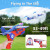 4-Pack LED Airplane Launcher Toy - Foam Glider Planes with 2 Flight Modes
