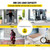 VEVOR gray anodized aluminum door threshold ramp 34 inches long bridging a doorway for wheelchair and scooter access - view 6
