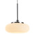 Kinglong round glass pendant light with chrome finish and adjustable hanging cord for kitchen island or dining room