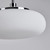 Kinglong round glass pendant light with chrome finish and adjustable hanging cord for kitchen island or dining room - view 5