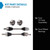 TRQ 4-piece front CV axle assemblies and wheel bearings kit for 2013-2014 Honda Accord V6 3.5L - view 2