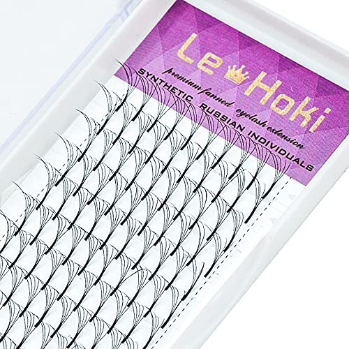 Le-Hoki 5D Premade Volume Lash Extensions C Curl 0.07mm 12mm – 120 Fans