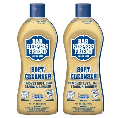 Bar Keepers Friend Soft Cleanser Liquid 2-Pack – 13oz Each