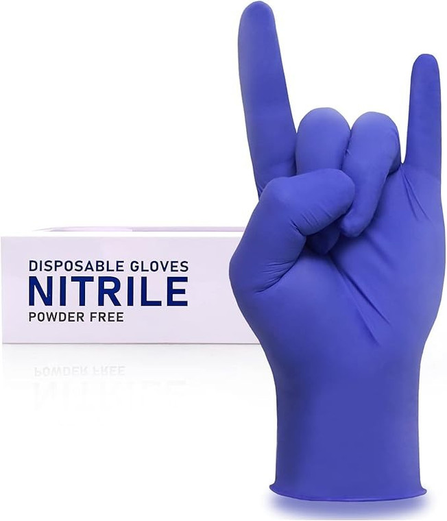 Wostar Disposable Nitrile Exam Gloves XL 100-Pack — 4mil Powder & Latex Free