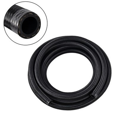 EVIL ENERGY 6AN Black Braided Fuel Line 5 FT – 750 PSI CPE Hose