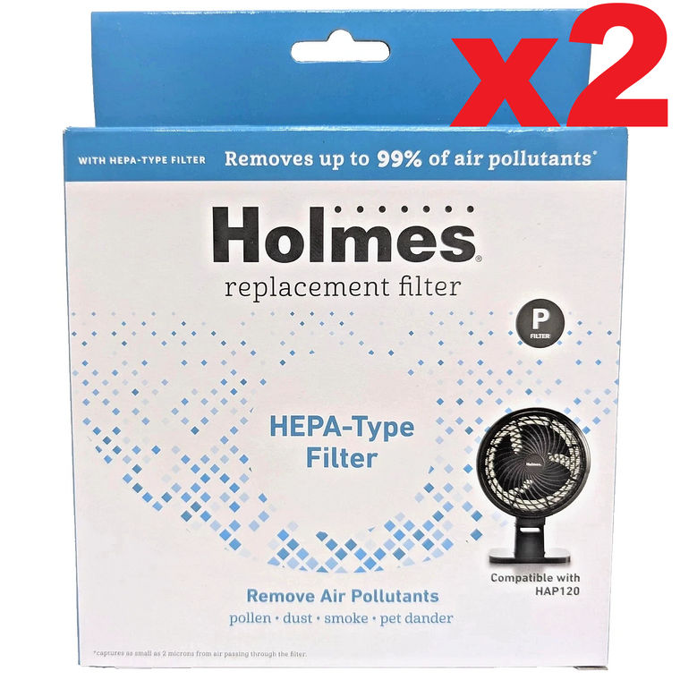 Holmes Type P Replacement HEPA Filters for HAP120 Air Purifier – 4-Pack