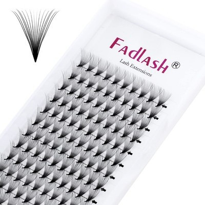 FADLASH Premade Volume Lash Fans 3D-20D | 0.07 Thin Pointy Base, 120 Fans