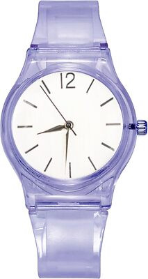 Zeoine Purple Analog Kids Watch – Easy-Read Face, Gift Box Included