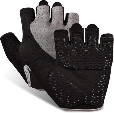 Sunnex Fingerless Gym Gloves for Women – Silicone Grip, Size Medium