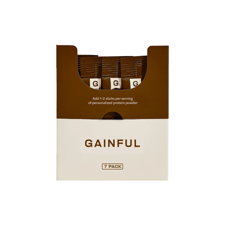 Gainful Rich Chocolate Protein Shake Flavor Packets – 3x 7-Pack