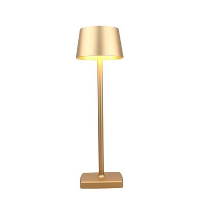Amhshkou Gold Rechargeable Cordless Table Lamp – Dimmable LED 14 Inch