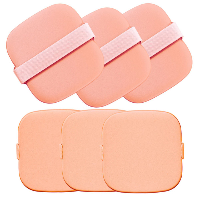 LYFONDYI 6-Pack Pink Air Cushion Makeup Sponges – Latex-Free Wet & Dry
