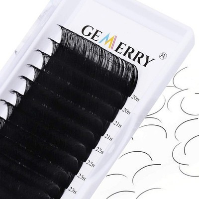 Gemerry Classic Individual Lash Extensions 8-14mm Mixed C Curl Tray