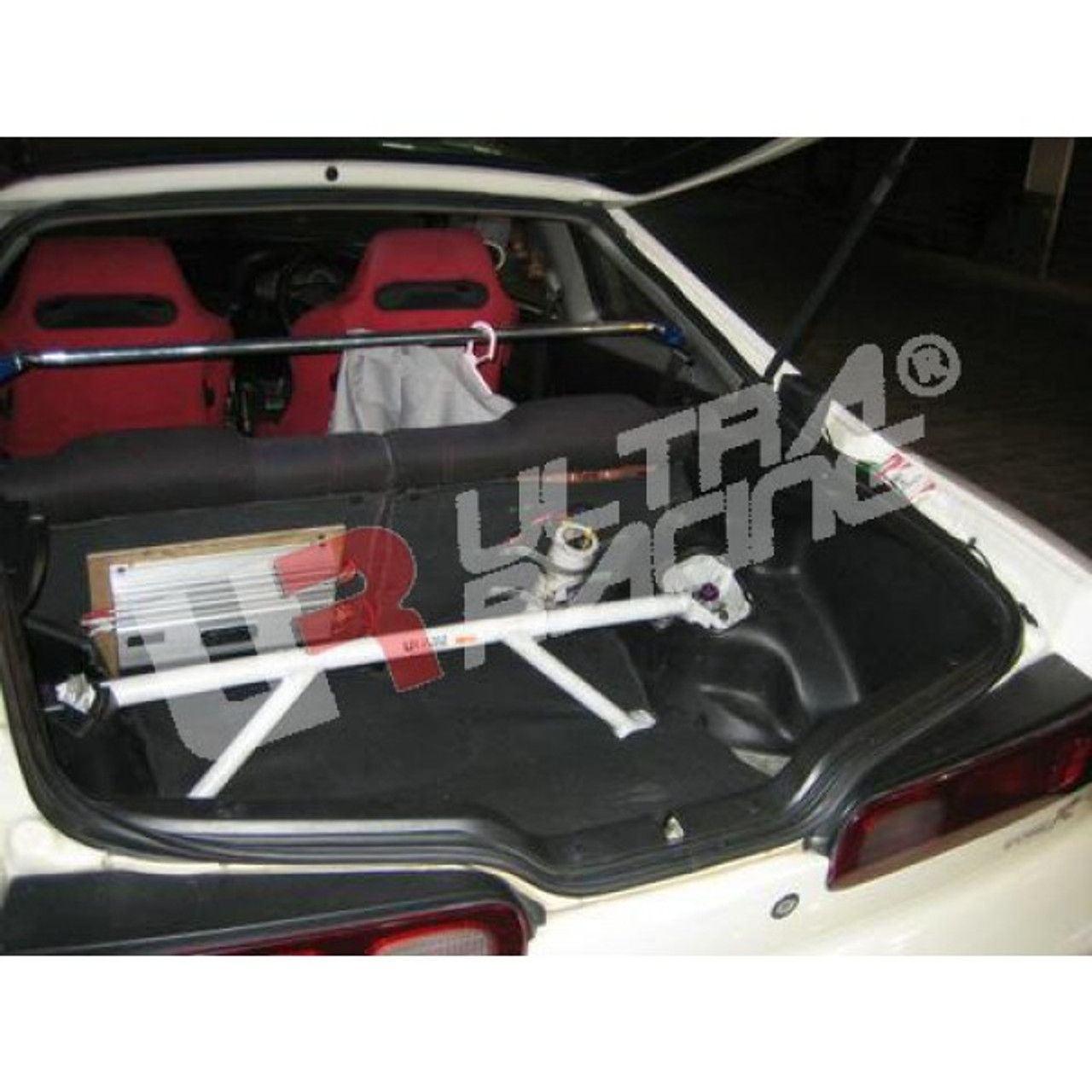 For 94-01 Acura Integra Dc2 Blue Rear C-Pillar Strut Body Frame Stiff Brace Bar