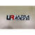 ULTRA RACING BLACK RED DECAL (BLACK)